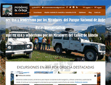Tablet Screenshot of miradoresdeordesa.com